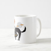 Spooky Halloween Cat Kaffeetasse (VorderseiteRechts)