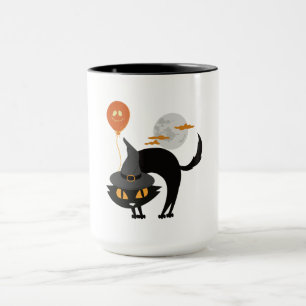 Spooky Halloween Cat Tasse