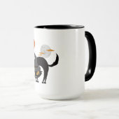 Spooky Halloween Cat Tasse (VorderseiteRechts)