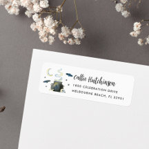 Spooky Halloween Cauldron Rücksendeadresse