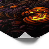 Spooky Halloween Church Poster (Ecke)