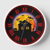 Spooky Halloween Clock Uhr (Vorderseite)