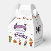 Spooky Halloween Costume Kindergeburtstag Party Geschenkschachtel (Rückseite)