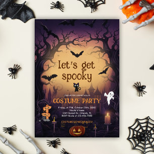 Spooky Halloween Costume Party Einladung
