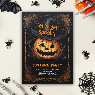 Spooky Halloween Costume Party Einladung