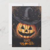 Spooky Halloween Costume Party Einladung (Rückseite)