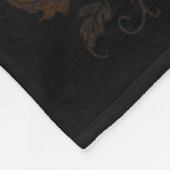 Spooky Halloween Creepy Pumpkin Beängstigend Hexe Fleecedecke (Ecke)