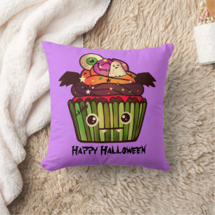 Spooky Halloween Cupcake Kissen