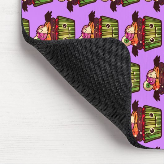 Spooky Halloween Cupcake Mousepad (Ecke)