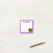 Spooky Halloween Cupcake Post-it Klebezettel (Auf Schreibtisch)