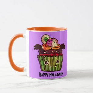 Spooky Halloween Cupcake Tasse
