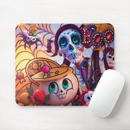 Spooky Halloween-Dekor Mousepad (Mit Mouse)