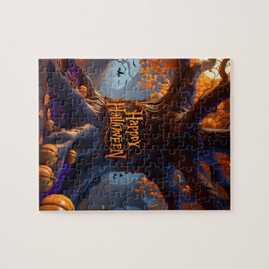 Spooky Halloween (Design 3) Puzzle (Horizontal)