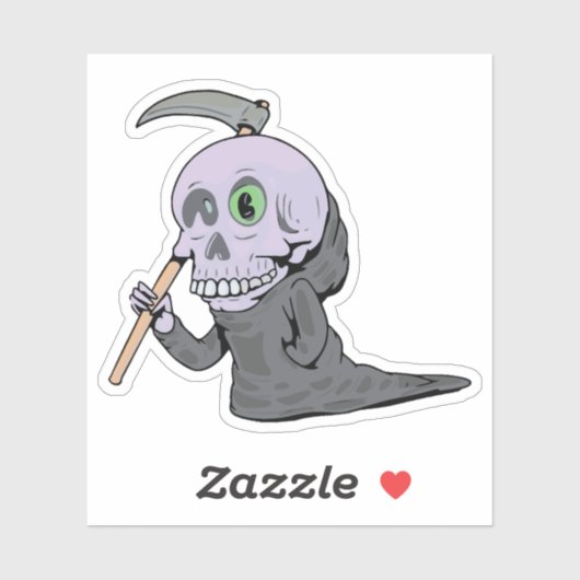 Spooky Halloween design Aufkleber (Blatt)