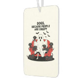 Spooky Halloween Dog Spooky Ghost 23 Autolufterfrischer (Links)