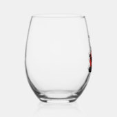 Spooky Halloween Dog Spooky Ghost 23 Weinglas Ohne Stiel (Rechts)