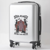 Spooky Halloween Dog Spooky Ghost 2 Aufkleber (Koffer)