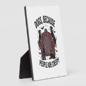 Spooky Halloween Dog Spooky Ghost 2 Fotoplatte (Seite)