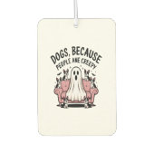 Spooky Halloween Dog Spooky Ghost Autolufterfrischer (Vorderseite)