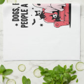 Spooky Halloween Dog Spooky Ghost Png 2 Geschirrtuch (Gefaltet)