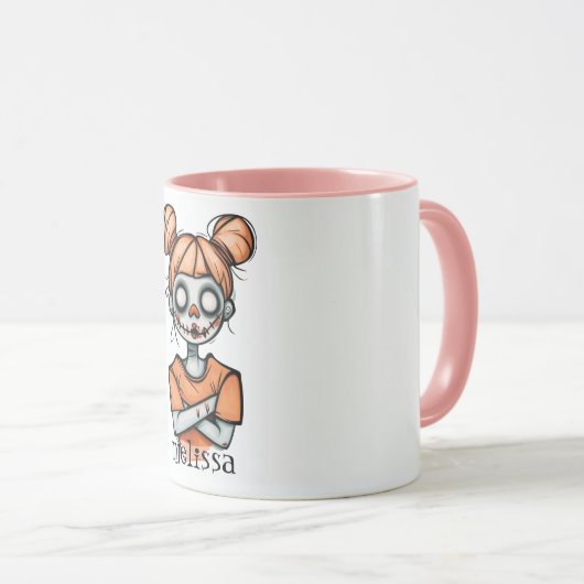 Spooky Halloween Doll Tasse (VorderseiteRechts)