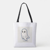 Spooky Halloween Doodle Tote Bag  Tasche (Rückseite)