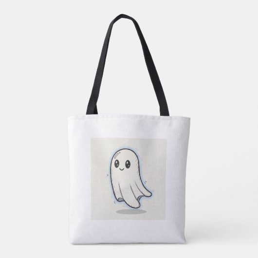 Spooky Halloween Doodle Tote Bag  Tasche (Rückseite)