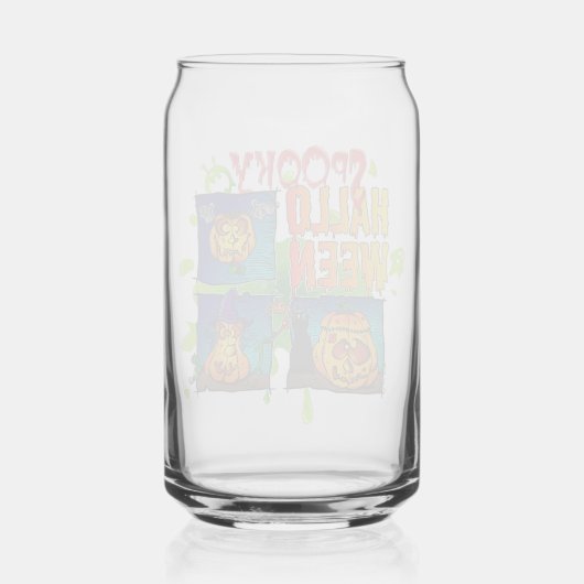 Spooky Halloween Dosenglas (Rückseite)