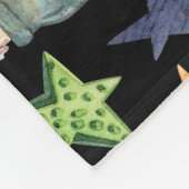 Spooky Halloween: Dunkles, von Hand Gezeichnet Mus Fleecedecke (Ecke)