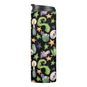 Spooky Halloween: Dunkles, von Hand Gezeichnet Mus Thermosbecher (Nach rechts gedreht)