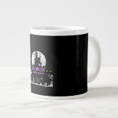 Spooky Halloween Eat Drink And Be Scary Classic Jumbo-Tasse (Vorderseite Rechts)