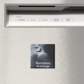 Spooky Halloween Eclipse Greetings Magnet (In Situ (Geschirrspüler))