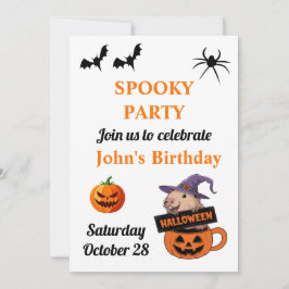 Spooky Halloween Einladung