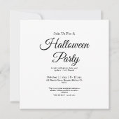 Spooky Halloween Einladung (Vorderseite)