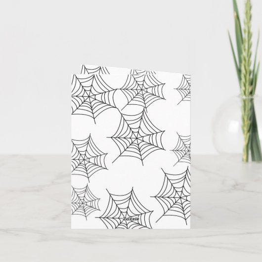 Spooky Halloween Einladung (Rückseite)