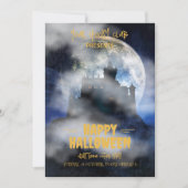 Spooky Halloween Einladung, Boo-Halloween-Party Einladung (Vorderseite)