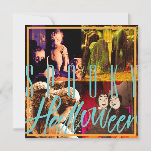 Spooky Halloween-Einladungsvorlage (Vorderseite)