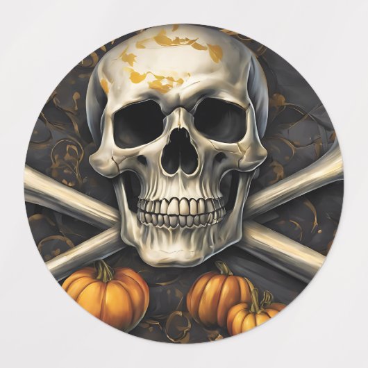 Spooky Halloween Etiketten (Design 1)