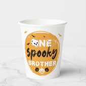 Spooky Halloween Familie Matching Trick oder Treff Pappbecher (Vorderseite)