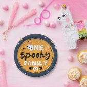 Spooky Halloween Familie Matching Trick oder Treff Pappteller (Party)