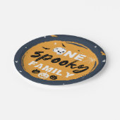 Spooky Halloween Familie Matching Trick oder Treff Pappteller (Schrägansicht)