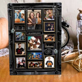 Spooky Halloween Familienfoto Collage Frame Fotoblock