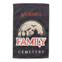 Spooky Halloween Family Individuelle Name Friedhof