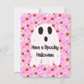 Spooky Halloween Feiertagskarte (Vorderseite)