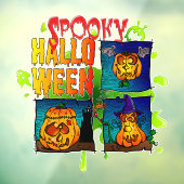 Spooky Halloween Fensteraufkleber (Blatt 3)