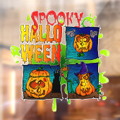Spooky Halloween Fensteraufkleber (Blatt 2)