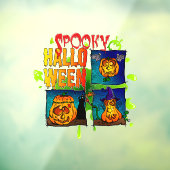 Spooky Halloween Fensteraufkleber (Blatt 3)