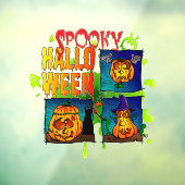 Spooky Halloween Fensteraufkleber (Blatt 3)