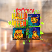 Spooky Halloween Fensteraufkleber (Blatt 2)
