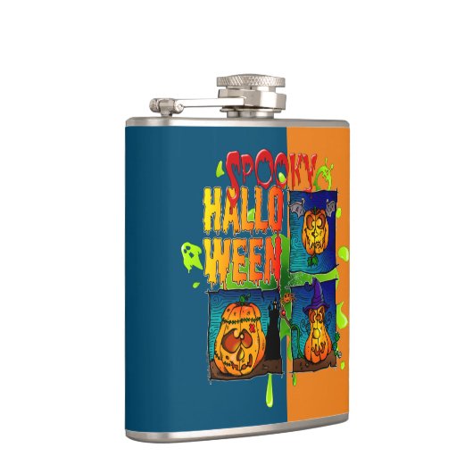 Spooky Halloween Flachmann (Rechts)